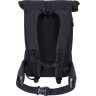 Чорний рюкзак з текстилю для ноутбука до 15 дюймів Bagland Roll 55406 - 4