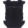 Чорний рюкзак з текстилю для ноутбука до 15 дюймів Bagland Roll 55406 - 5