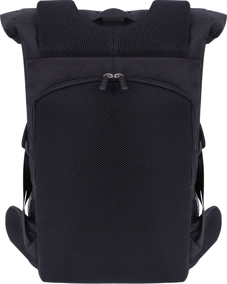 Черный рюкзак из текстиля для ноутбука до 15 дюймов Bagland Roll 55406