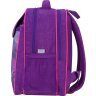 Фіолетовий шкільний рюкзак для дівчаток з яскравим принтом Bagland (55606) - 2