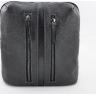 Стильная компактная мужская сумка через плечо черная VATTO (11848) - 6