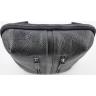 Стильная компактная мужская сумка через плечо черная VATTO (11848) - 9