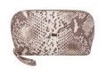 Кожаная женская косметичка с кистевым ремешком Desisan 106806 под рептилию бежевая фото №5 Кожаная женская косметичка с кистевым ремешком Desisan 106806 под рептилию бежевая modnotak фото №5