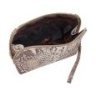 Кожаная женская косметичка с кистевым ремешком Desisan 106806 под рептилию бежевая фото №7 Кожаная женская косметичка с кистевым ремешком Desisan 106806 под рептилию бежевая modnotak фото - 7