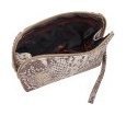 Кожаная женская косметичка с кистевым ремешком Desisan 106806 под рептилию бежевая фото №7 Кожаная женская косметичка с кистевым ремешком Desisan 106806 под рептилию бежевая modnotak фото №7