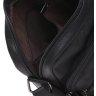 Чоловіча шкіряна компактна сумка у чорному кольорі на дві змійки Keizer (21344) - 7