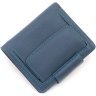 Шкіряний жіночий гаманець насиченого синього кольору з фіксацією на магніт ST Leather 1767306 - 3
