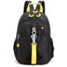 Стильний чоловічий текстильний рюкзак слінг чорного кольору Confident 77406 - 1