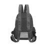 Стильний чоловічий текстильний рюкзак слінг чорного кольору Confident 77406 - 2