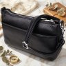 Повседневная женская сумка из фактурной кожи с двумя сменными ремешками Vintage 98206 черного цвета фото №14 Повседневная женская сумка из фактурной кожи с двумя сменными ремешками Vintage 98206 черного цвета modnotak фото - 14