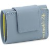 Маленький жіночий жовто-блакитний гаманець з написом З Україною в серці - Grande Pelle (13066)
