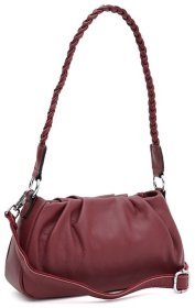 Практичная женская кожаная сумка кросс-боди Borsa Leather 88706