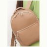 Стильный темно-бежевый женский рюкзак из фактурной кожи BlankNote Groove M 79006 - 6