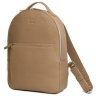Стильный темно-бежевый женский рюкзак из фактурной кожи BlankNote Groove M 79006 - 1