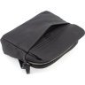 Чорна жіноча сумка-кроссбоді із фактурної шкіри високої якості Grande Pelle (59106) - 6