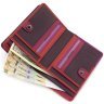 Жіночий кольоровий гаманець із натуральної шкіри на кнопці Visconti 69206 - 6
