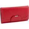 Жіночий червоний гаманець з фактурної шкіри горизонтального типу Bond Non (10914) УЦЕНКА! - 1