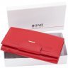 Жіночий червоний гаманець з фактурної шкіри горизонтального типу Bond Non (10914) УЦЕНКА! - 7