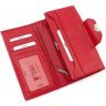Жіночий червоний гаманець з фактурної шкіри горизонтального типу Bond Non (10914) УЦЕНКА! - 6