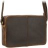 Маленькая женская сумка-кроссбоди из натуральной кожи крейзи хорс коричневого цвета Visconti Robbie 69306 - 5