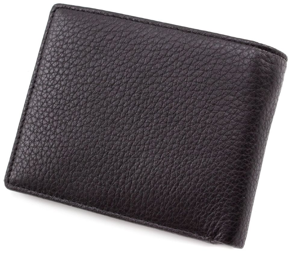 Шкіряне чоловіче портмоне без фіксації H.T Leather (16791)