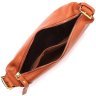 Жіноча сумка з натуральної шкіри коричневого кольору з однією лямкою Vintage 2422370 - 4