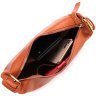 Жіноча сумка з натуральної шкіри коричневого кольору з однією лямкою Vintage 2422370 - 5