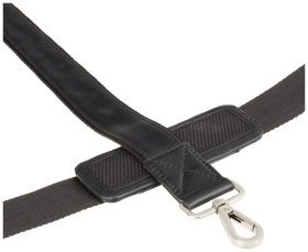 Чорна якісна чоловіча сумка для ноутбука 13 дюймів із натуральної шкіри Visconti Hugo 70707