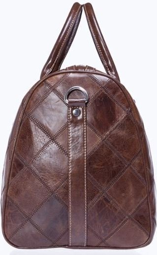 Стильна дорожня сумка коричневого кольору VINTAGE STYLE (14752)
