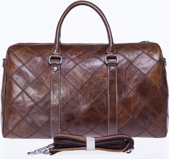 Стильная дорожная сумка коричневого цвета VINTAGE STYLE (14752) modnotak фото №9
