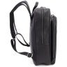 Городской кожаный мужской рюкзак H.T Premium Leather 111707 черный modnotak фото - 2