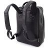 Городской кожаный мужской рюкзак H.T Premium Leather 111707 черный modnotak фото - 3