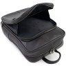Городской кожаный мужской рюкзак H.T Premium Leather 111707 черный modnotak фото - 8