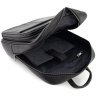 Городской кожаный мужской рюкзак H.T Premium Leather 111707 черный modnotak фото - 9