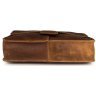 Винтажная мужская наплечная сумка в коричневом цвете VINTAGE STYLE (14231) - 6