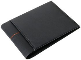 Компактне шкіряне портмоне Beverly Hills без монетниці Vip Collection 102507 (чорне)