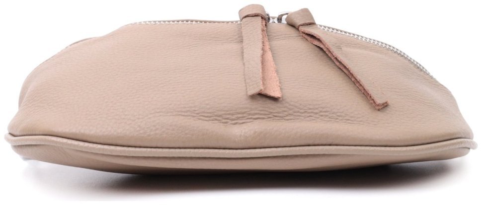 Женская кожаная сумка с мини-кошельком через плечо Vintage 22663 Бежевая modnotak фото №6