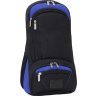 Черный мужской текстильный рюкзак под ноутбук Bagland (53007) - 1