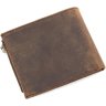 Кожаное портмоне коричневого цвета с винтажным эффектом Tony Bellucci (10698) - 6