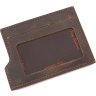 Кожаное портмоне коричневого цвета с винтажным эффектом Tony Bellucci (10698) - 5