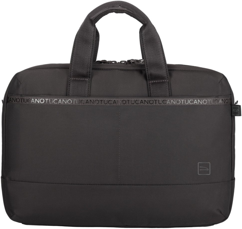 Большая деловая сумка черного цвета через плечо с отделением для ноутбука до 15" Tucano Astra 103507 фото №2 Большая деловая сумка черного цвета через плечо с отделением для ноутбука до 15" Tucano Astra 103507 modnotak фото №2