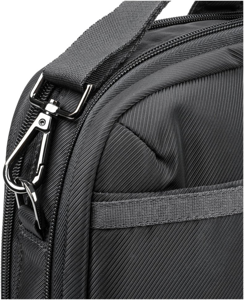 Большая деловая сумка черного цвета через плечо с отделением для ноутбука до 15" Tucano Astra 103507 фото №4 Большая деловая сумка черного цвета через плечо с отделением для ноутбука до 15" Tucano Astra 103507 modnotak фото №4