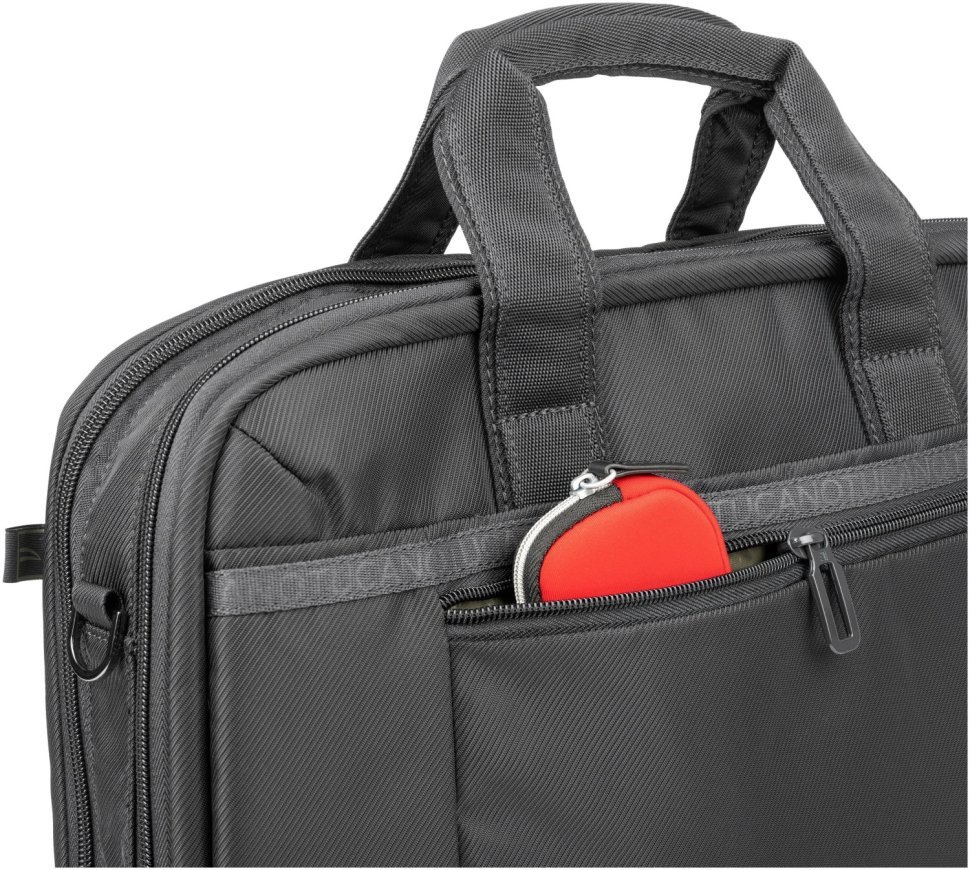 Большая деловая сумка черного цвета через плечо с отделением для ноутбука до 15" Tucano Astra 103507 фото №5 Большая деловая сумка черного цвета через плечо с отделением для ноутбука до 15" Tucano Astra 103507 modnotak фото №5