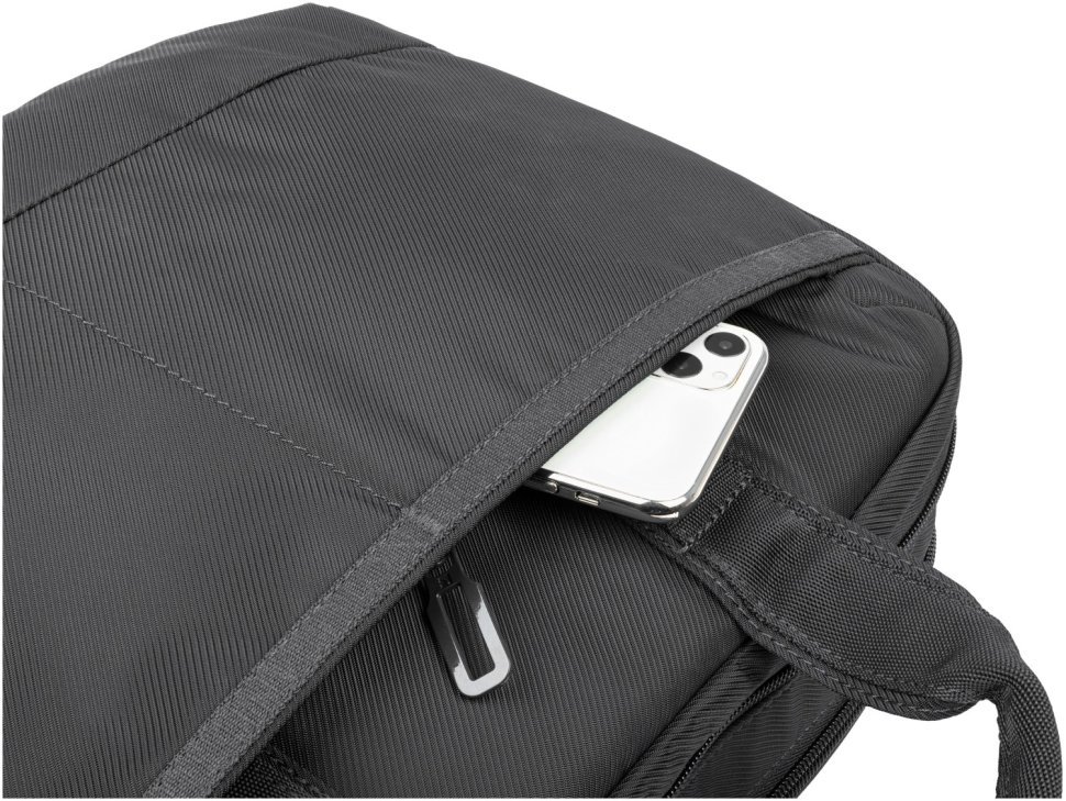 Большая деловая сумка черного цвета через плечо с отделением для ноутбука до 15" Tucano Astra 103507 фото №7 Большая деловая сумка черного цвета через плечо с отделением для ноутбука до 15" Tucano Astra 103507 modnotak фото №7