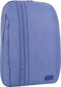 Синий городской рюкзак из текстиля с отсеком под ноутбук Bagland 53907