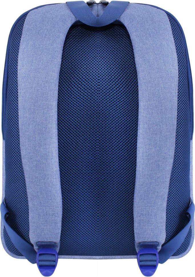 Синій рюкзак з текстилю з відсіком під ноутбук Bagland 53907