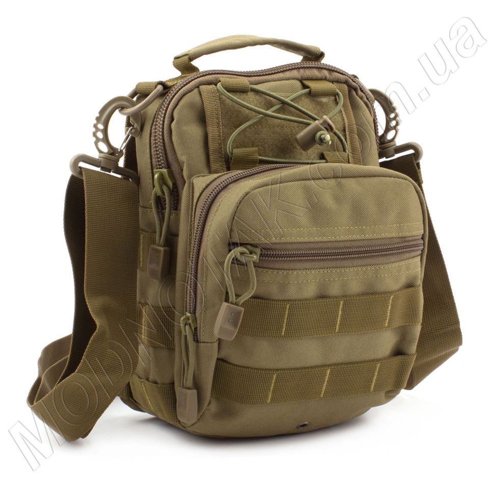 Армійська якісна сумка з тканини MILITARY STYLE (Army-4 Khaki)