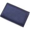 Классический кошелек темно-синего цвета на кнопке Tony Bellucci (10760) - 4