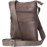Небольшая вертикальная мужская сумка-планшет из натуральной кожи на плечо SHVIGEL (11018) - 1