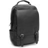 Черный мужской городской рюкзак из кожзама Monsen 64907 - 1